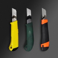 Custom Cheap Plastic Hand Tools Set Must Steel Wallpaper Retractable Utility Knife Blade Cutter Utility Knife