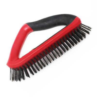 ETERNA wire brush WB-004 Industrial Steel Wire Brush soft grip handle wire brush