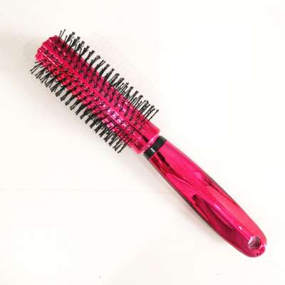 UV coating Round Hair Brush Black Nylon for hair style