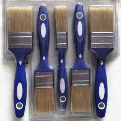 High quality and cheap bristle plastic handle paint brush