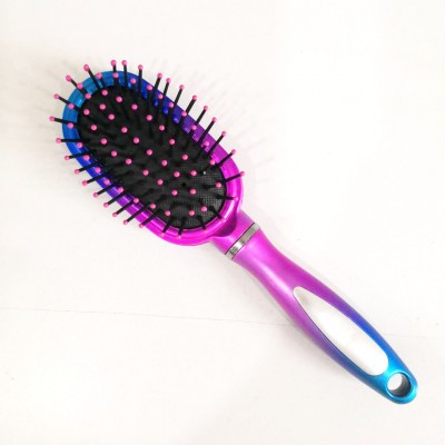 Hair Styling Tools hair brush with Plastic handle Surfacing cover  Colored paint